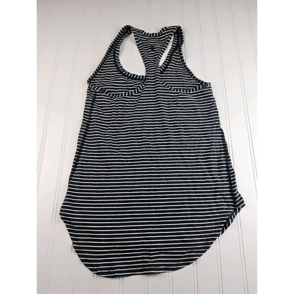 Lululemon Women’s Sleeveless Athletic Tank Top Striped Shirt - Picture 3 of 3